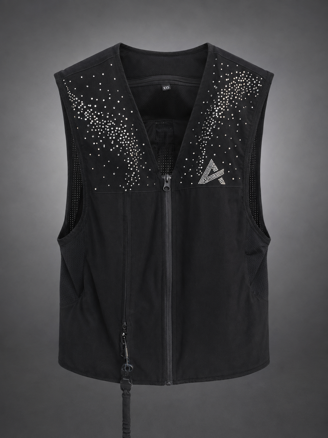 Gilet airbag d’équitation à cristaux STARDUST AXION Equestrian – vue de face