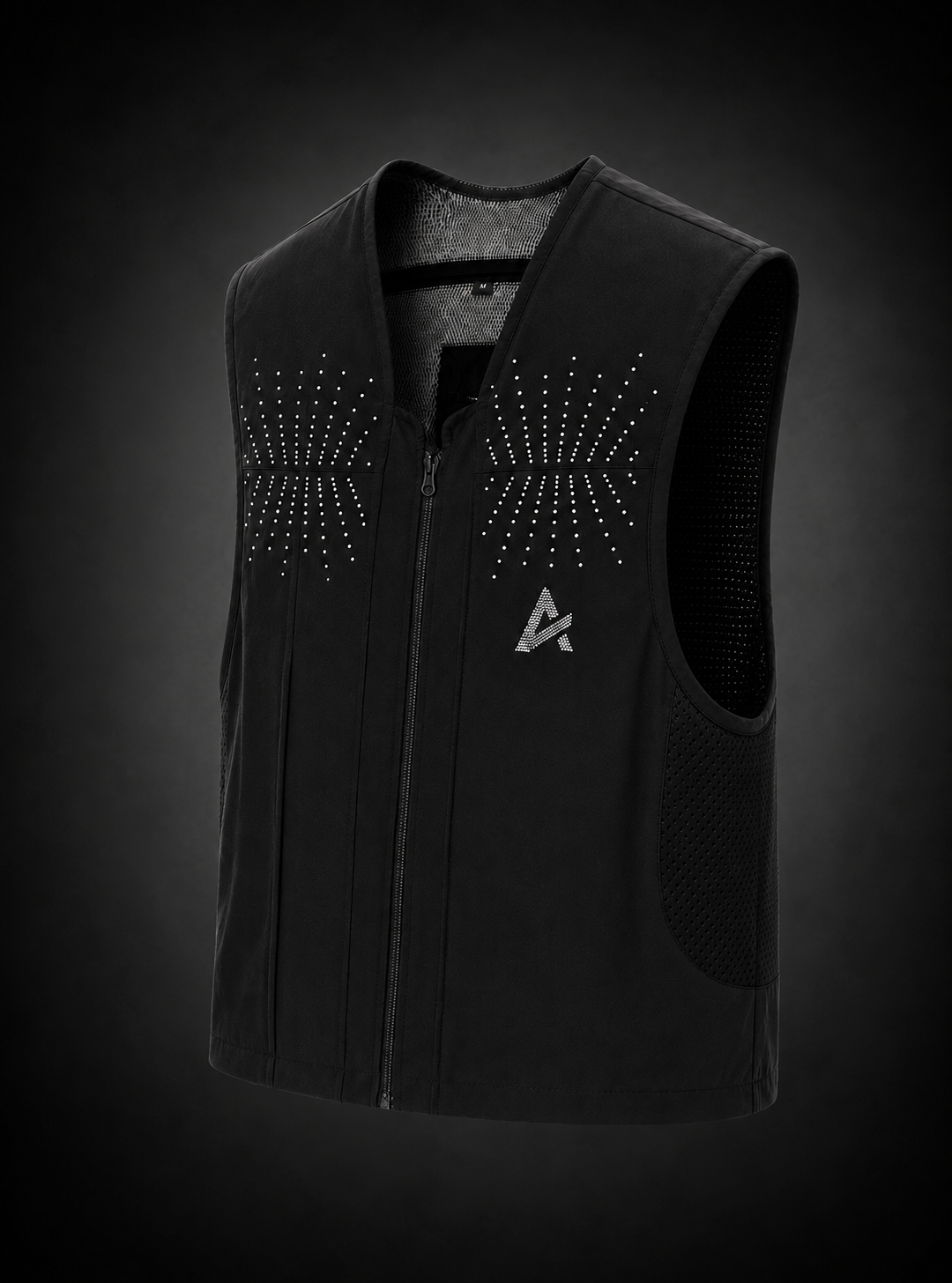 Gilet airbag d’équitation à cristaux SUN AXION Equestrian – vue trois-quarts