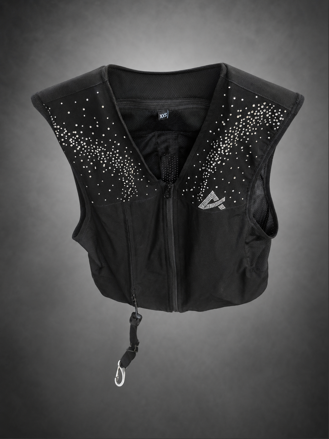 Gilet airbag d’équitation à cristaux STARDUST AXION Equestrian – vue plongeante