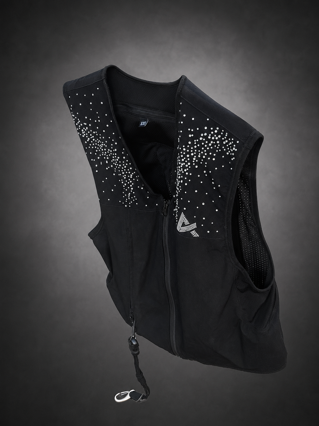 Gilet airbag d’équitation à cristaux STARDUST AXION Equestrian – vue trois-quarts