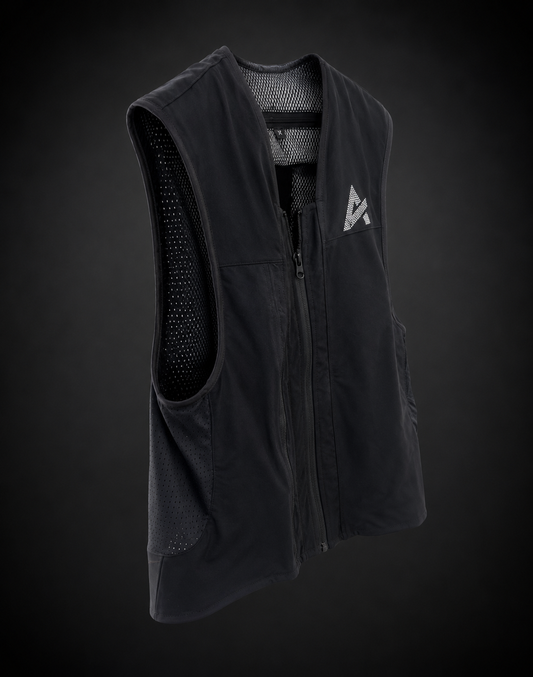 Gilet Airbag Équitation Crystal ORIGIN AXION Equestrian vue côté gauche