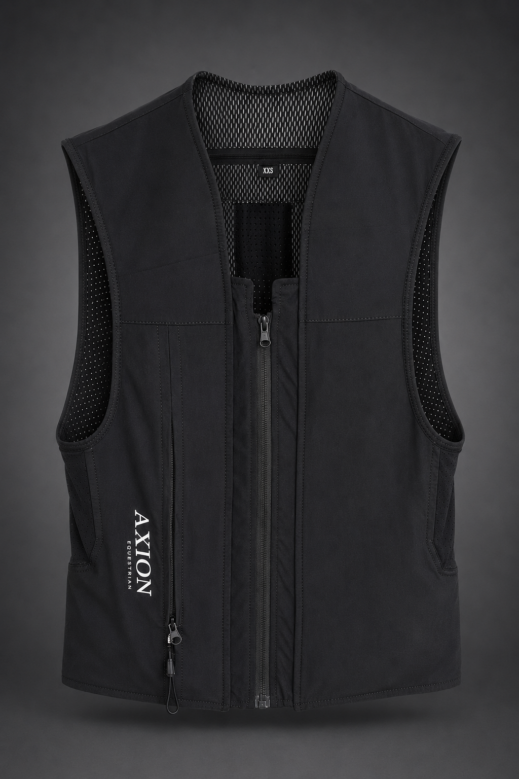 AXION PURE Airbag-Reitweste in Vorderansicht