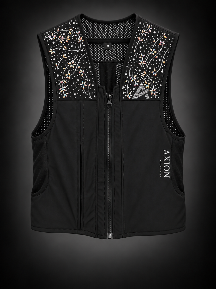 
Gilet airbag d’équitation Crystal Swarovski FLOWER