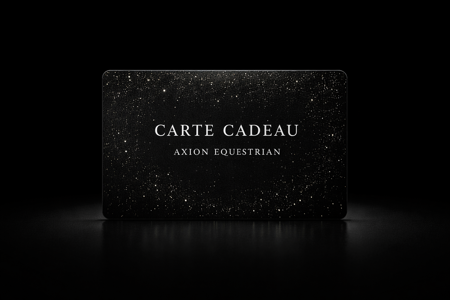 Carte cadeau AXION Equestrian équipement équitation idée cadeau cavalière