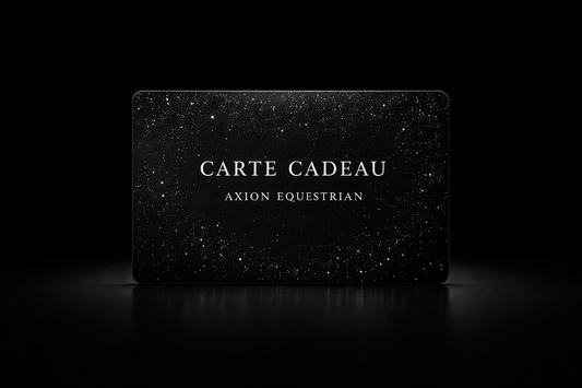 Carte cadeau AXION Equestrian équipement équitation idée cadeau cavalière