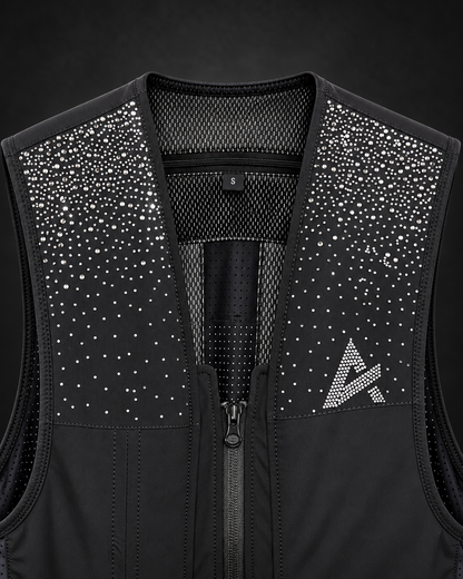 
Chaleco airbag Crystal WATERFALL AXION Equestrian, cristales Swarovski en los hombros.