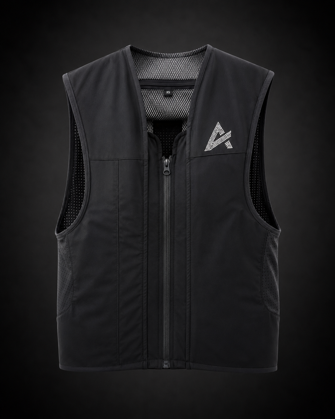 Gilet Airbag Équitation Crystal ORIGIN AXION Equestrian vue de face