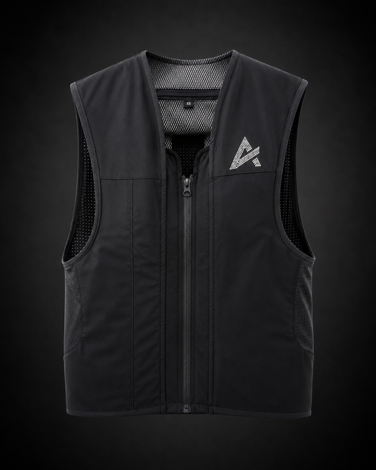 Gilet Airbag Équitation Crystal ORIGIN AXION Equestrian vue de face