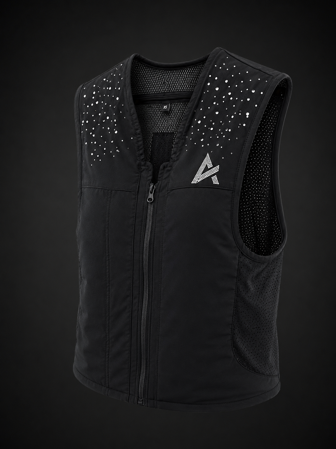 Gilet Airbag Équitation Crystal SNOW AXION Equestrian vue côté droit