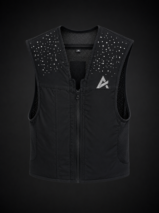 Gilet Airbag Équitation Crystal SNOW AXION Equestrian vue de face