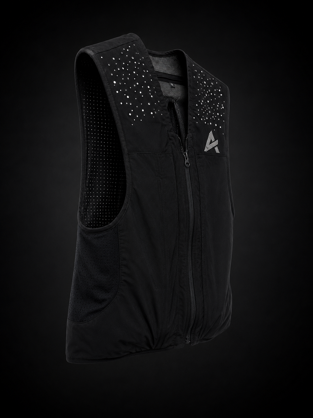 Gilet Airbag Équitation Crystal SNOW AXION Equestrian vue côté gauche
