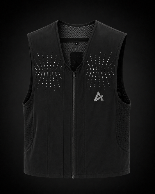 Gilet Airbag Équitation Crystal SUN AXION Equestrian vue de face