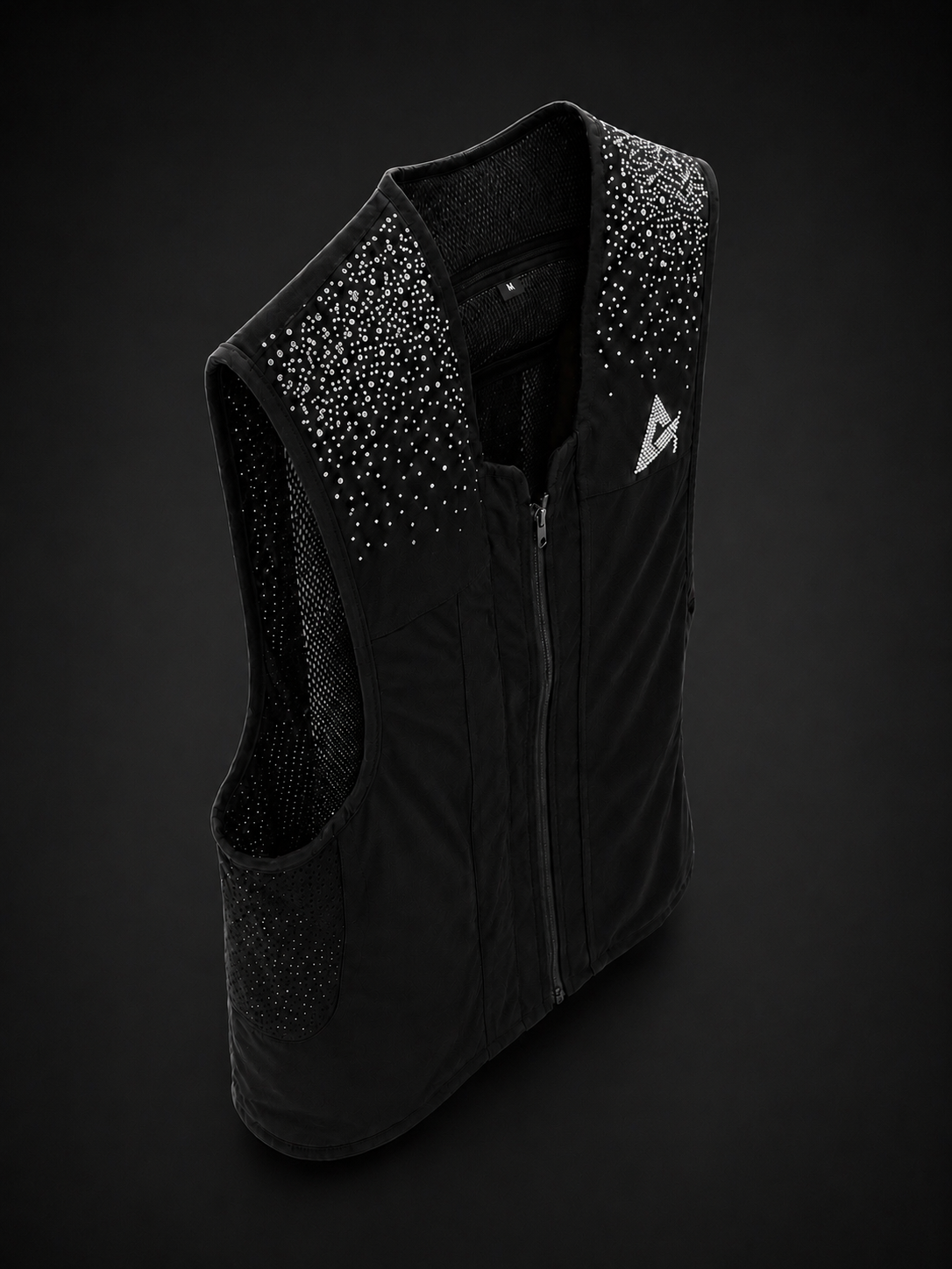 Gilet Airbag Équitation Crystal WATERFALL AXION Equestrian vue côté gauche