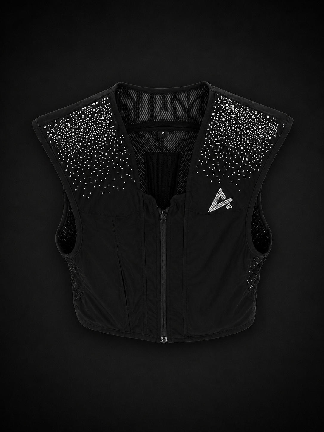 Gilet Airbag Équitation Crystal WATERFALL AXION Equestrian vue de haut